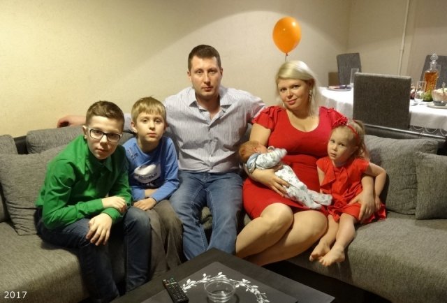 Маргарита с семьей