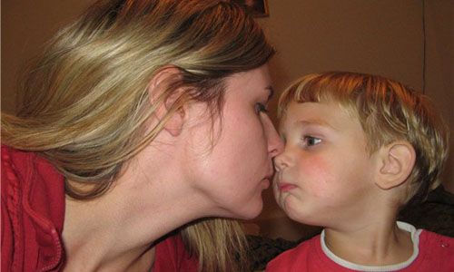 Леся с сыном